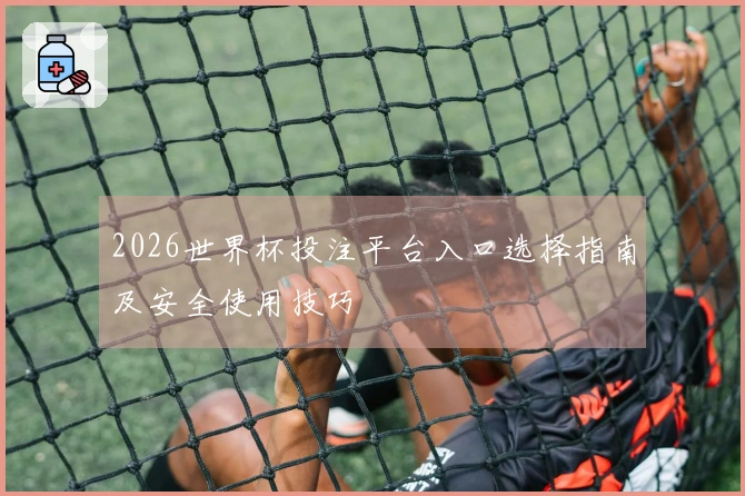 2026世界杯投注平台入口选择指南及安全使用技巧