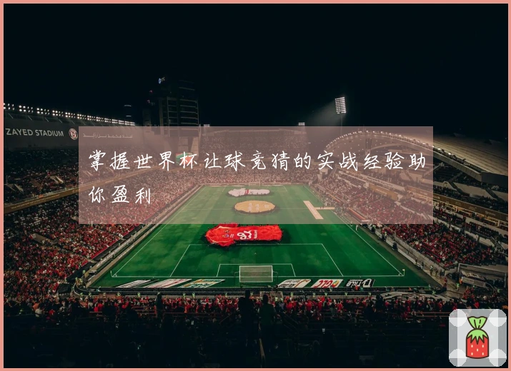掌握世界杯让球竞猜的实战经验助你盈利